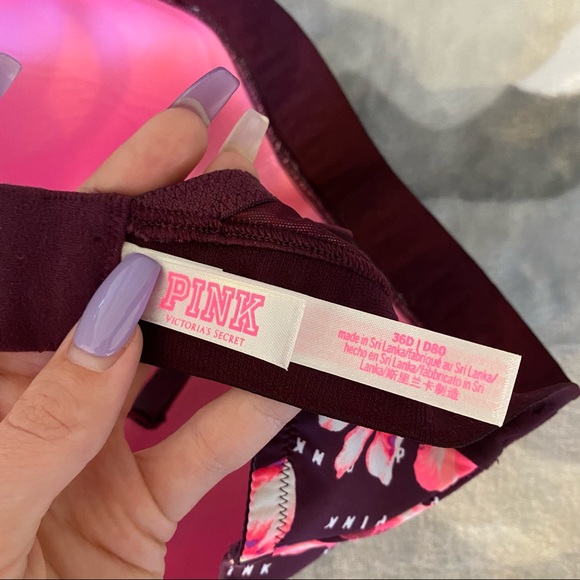 PINK Wireless T-Shirt Bra - Picture 3 of 3